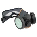 成楷科技（CK-Tech）  CKH-1012TPR 双呼吸阀防尘面具 防尘口罩组合套装 黑色