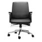 威斯敦  XSBK-867B 黑色牛皮老板椅办公椅职员椅会议椅家用电脑椅人体工程学椅子 680*575*1060