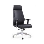 威斯敦  XSBK-605-2A 老板椅高端大气大班椅商务高背办公椅电脑椅午休旋转椅黑色西皮 580*600*1290