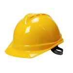 星工（XINGGONG） ABS安全帽电力V型绝缘防砸工地建筑施工领导监理劳保头盔 免费印字 XGV-2按键【透气】黄色