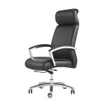 威斯敦  XSBK-826A 老板办公椅班台椅人体工学升降可逍遥转椅简约现代椅经理主管椅 黑色西皮 690*620*1250