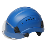 成楷科技（CK-Tech） CKT-NTA-A3 ABS安全帽工地 透气防砸抗冲击 护目镜安全帽 蓝色1顶
