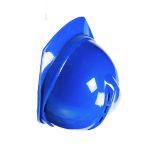 星工（XINGONG）透气型ABS安全帽 电力工程工地建筑施工头盔XGV-1按键蓝色