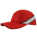 星工（XINGGONG）防撞帽成人透气运动时尚安全帽 轻型防碰撞棒球帽车间工作帽绣字印字 红色XGM-3