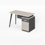 威斯敦  职员桌办公桌子单人位电脑桌椅组合 白橡色1.2米单人位 16B1201     1200*600*725