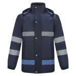 成楷科技（CK-Tech） 雨衣雨裤套装 CKB-Y111 户外骑行电动车 反光分体式 藏青色 M码