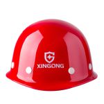 星工（XINGGONG） 安全帽工地玻璃钢领导监理工程建筑防砸抗冲击工地电力劳保头盔 免费印字 红色 近电报警器 旋钮调节XG-3