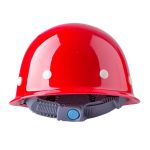 星工（XINGGONG）透气ABS安全帽工地领导监理工程建筑施工工程帽防砸头盔 免费印字 红色XGA-1T按键