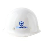 星工（XINGGONG） 安全帽工地玻璃钢领导监理工程建筑防砸抗冲击工地电力劳保头盔 免费印字 白色 近电报警器 旋钮调节XG-3