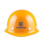 星工（XINGGONG）透气ABS安全帽工地领导监理工程建筑施工工程帽防砸头盔 黄色XGA-1T按键