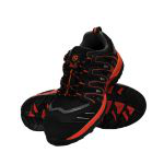 星工（XINGGONG）多功能安全鞋防砸防穿刺塑钢头凯夫拉大底飞织网透气鞋面劳保鞋 红色XGX-JD1-44码