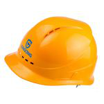 星工（XINGGONG） 透气型安全帽工地高强度ABS领导监理工程帽工地防砸抗冲击头盔 免费印字 黄色 近电报警器XGA-3按键