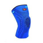 克洛斯威（CROSSWAY） 运动护膝保暖篮球护具半月板男女跑步关节膝盖防撞套装蓝色M/2只装CP38（膝盖围：32.5-35.5cm）