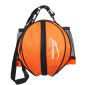 克洛斯威（CROSSWAY） 成人学生单肩篮球包篮球袋训练运动背包足球排球网兜单肩-圆形球包0058橙色