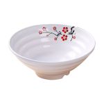 斯格达 横纹碗 密胺面碗面馆专用碗塑料碗商用麻辣烫碗汤碗B223-7寸