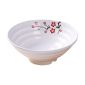 斯格达 横纹碗 密胺面碗面馆专用碗塑料碗商用麻辣烫碗汤碗B223-9寸