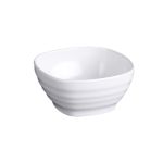 斯格达 瓷白餐具四方碗密胺2142-5寸/个