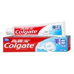 高露洁（Colgate）美白防蛀牙膏140g清爽薄荷清新口气盐白珍珠