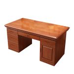 洛港 03款海棠色新中式木质书桌家用办公桌写字台 1600*600*750