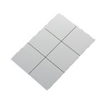 斯奇 卫生间浴室瓷砖厨房地砖格子面包砖小白砖地板砖 8M6616 300x600
