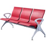 洛港 pu板三人位红色候诊椅机场等候椅 1820*680*840