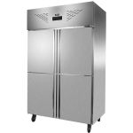 圣托（Shentop） 不锈钢保鲜单温冰柜 四门冷冻食品展示柜 低温立式商用厨房冷柜 STL-GK24