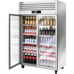 圣托（Shentop） 厨房展示柜冷藏冰箱 双门水果蔬菜保鲜柜 商用冰柜玻璃门蛋糕饮料柜 STLN-ZC22