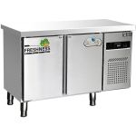 圣托（Shentop） 双门冷冻工作台商用 双开门冷冻操作台冰箱 1.2米不锈钢水吧平冷柜 STLN-TD12