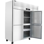 圣托（Shentop） 厨房冰柜立式冷冻柜 酒店饭店六门冰箱商用 不锈钢全冷冻保鲜展示柜 STLN-GD36