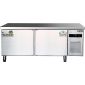圣托（Shentop） 奶茶店不锈钢冰柜水吧台 厨房冷冻柜操作台冰箱 1.8米平冷工作台商用 STLN-TD18