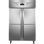 圣托（Shentop） 不锈钢保鲜单温冰柜 四门冷藏食品展示柜 低温立式商用厨房冷柜 STL-GA24