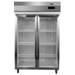 圣托（Shentop） 双门玻璃门展示柜风冷 1000L全冷藏厨房冰箱商用 水果蔬菜保鲜冷藏柜 STL-ZF2
