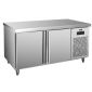 圣托（Shentop） 冷藏保鲜护理操作台 厨房不锈钢工作台风冷无霜 1.5米冷冻卧式平台雪柜 STL-TP15