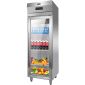 圣托（Shentop） 单冷藏立式商用厨房冷柜 水果饮料玻璃展示柜单门 500L大容量保鲜冰箱 STL-ZF1