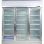 圣托（Shentop） 三门玻璃门展示柜风冷 全冷藏啤酒饮料冰箱商用 商超水果蔬菜保鲜冷藏柜 STL-ZG3