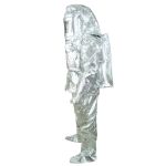 美康防隔热服连体MKF-0202连体式、可背呼吸器式，银白色，L码单位：（套）