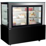 圣托（Shentop） 直角前开门蛋糕柜商用 双门冷藏保鲜陈列柜 甜品慕斯酸奶玻璃面包柜 STG-ZA1800