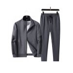 汤姆二代 男士春秋装运动服套装两件套深灰色3XL码