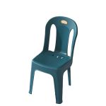 岑苓杦木 加厚蓝色无扶手塑料椅子/把 430*530*760