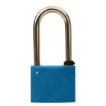 罕码 电力表箱塑钢挂锁宽度30mm高度40mm蓝色（10只装）   HMLK3045   30*17*66