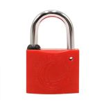 罕码 电力表箱塑钢挂锁宽度40mm高度20mm红色（10只装）   HMLK3063   40*17*46