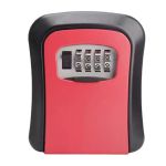 罕码 墙置式密码型钥匙存储盒-红色   HMLK0768R   90*38*116