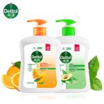滴露（Dettol）健康抑菌洗手液植物呵护450g+自然清新450g温和配方清爽洁净