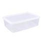 斯贝戈 长方形带盖透明加高冰箱收纳盒冷冻食品密封盒子商用保鲜盒加高中号/39*26*21cm