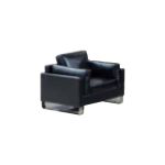 沃思 WS-X876西皮-单人位 现代简约办公沙发接待室会客区商务西皮沙发 950*800*850