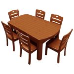 洛港 1.5米+十椅家用折叠可伸缩圆形饭桌现代简约餐桌椅组合 1500*860*760