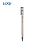 宝克（BAOKE） PC3668 大容量0.5mm针管笔 一次性签字笔巨能写水笔 黑色12支/盒