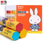 晨光(M&G)文具24色卡通丝滑油画棒 12盒/包 儿童涂鸦绘画笔米菲系列蜡笔套装24支/盒FGM90058