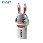 忆捷（EAGET）  USB3.0U盘U87 32G生肖盘2023兔爷儿优盘全金属防水防震