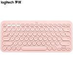 罗技（Logitech）K380多设备蓝牙键盘超薄便携办公键盘茱萸粉